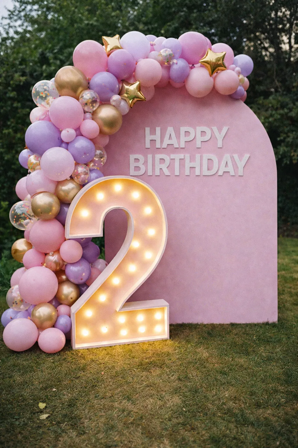 Number 2 – 4FT Light Up Marquee Letter
