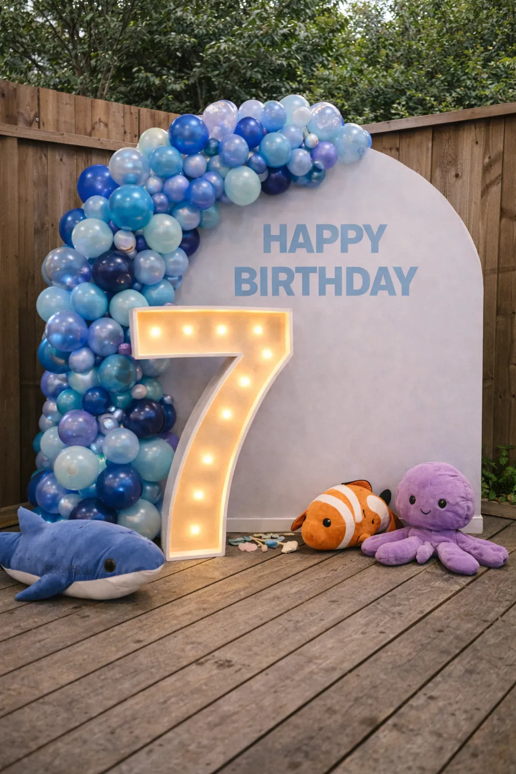 Number 7 – 4FT Light Up Marquee