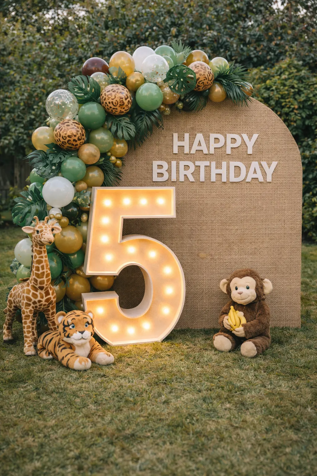 Number 5 – 4FT Light Up Marquee Letter