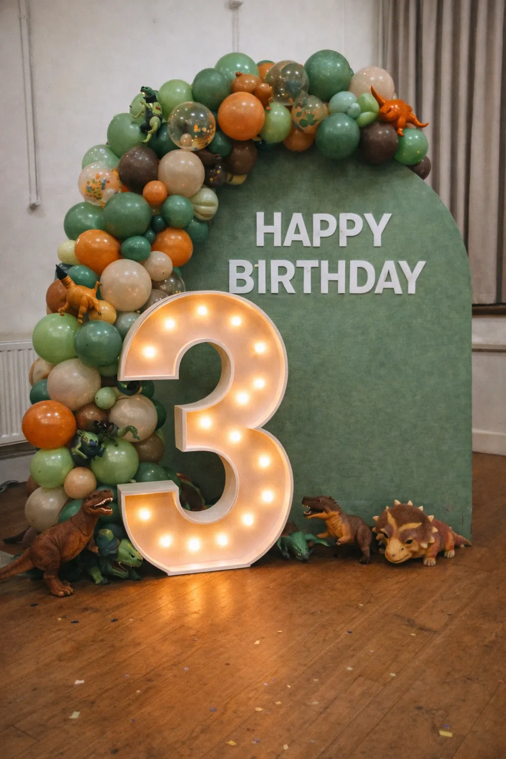 Number 3 – 4FT Light Up Marquee Letter