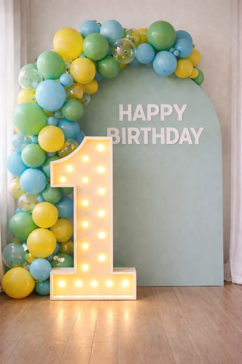 Number 1 - 4FT Light Up Marquee Letter