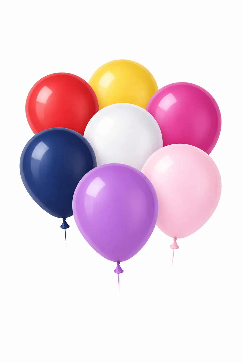 5 Inch Standard Mix Balloons - 50 Pack