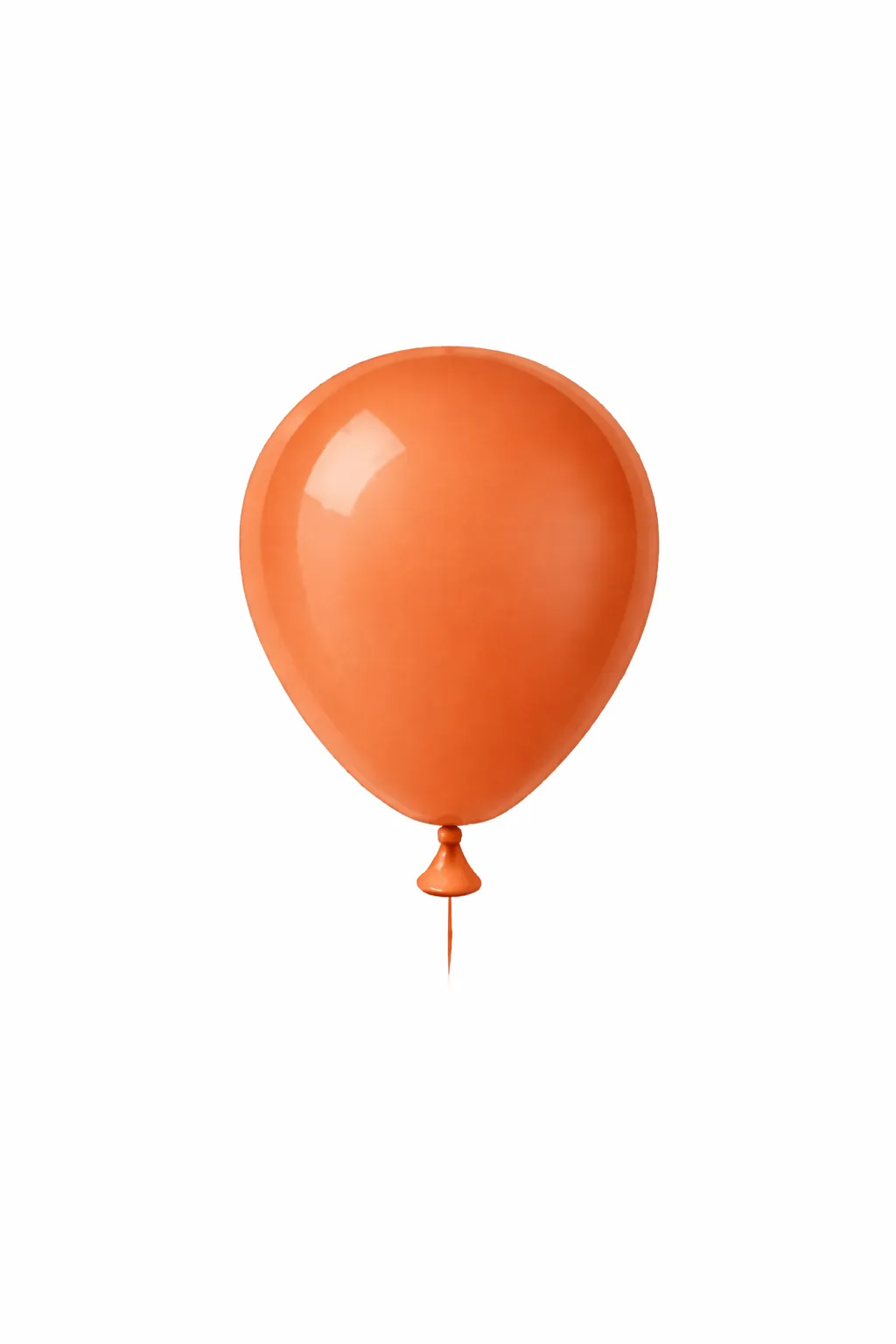 5 Inch Retro Rust Orange Balloons - Pack of 50