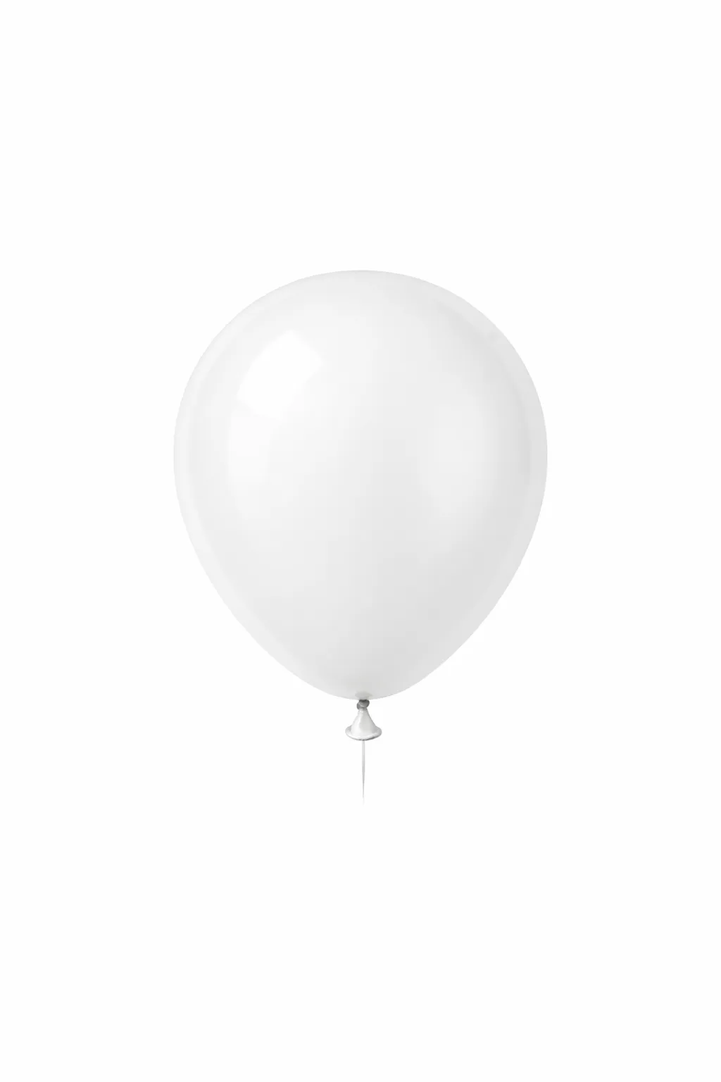 5 Inch Standard White Balloons - 50 Pack