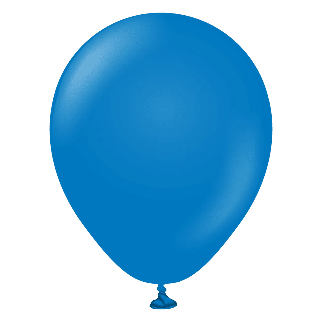 5 Inch Standard Blue Balloons - Pack of 50