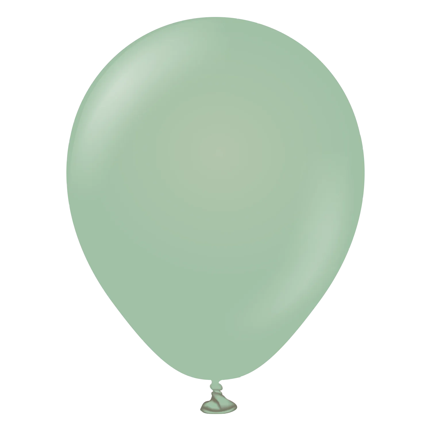 5 Inch Retro Winter Green Balloons - Pack of 50