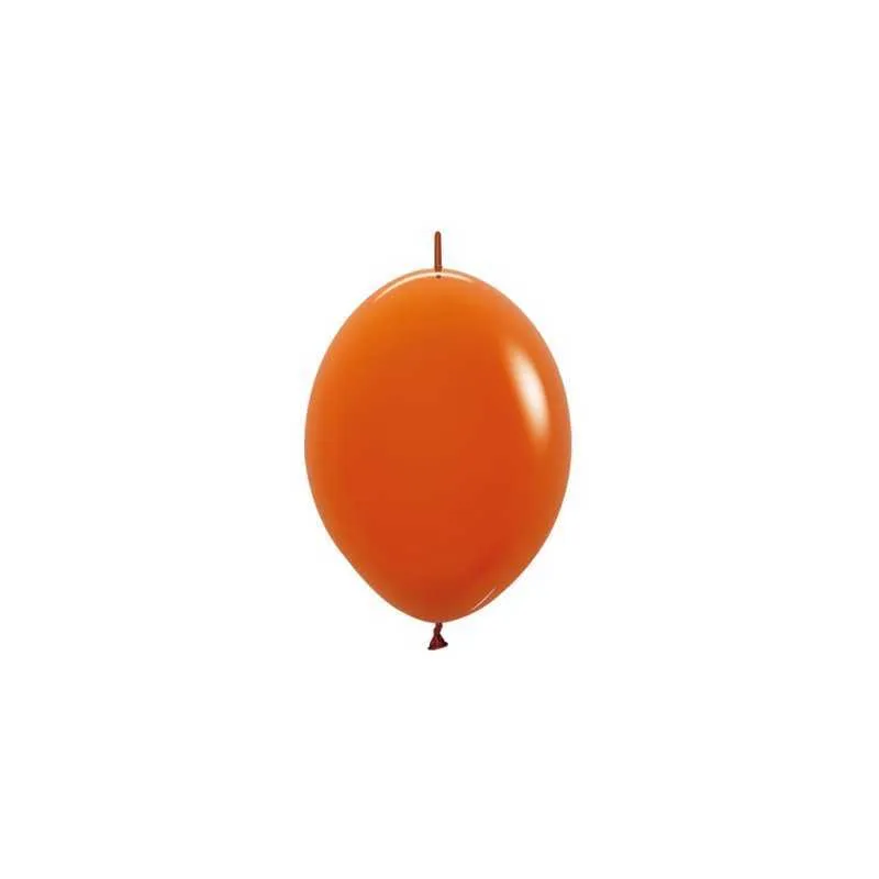 5 Inch Standard Orange Balloons- 50 Pack