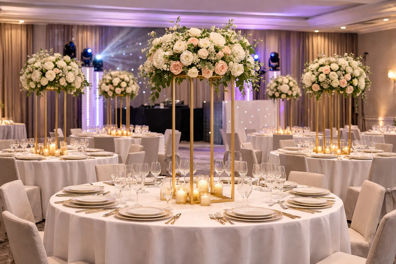 Gold Metal Centrepiece