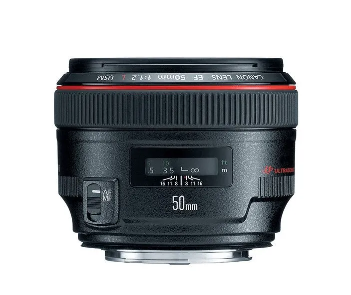 Lente Canon EF 50mm f/1.2L USM