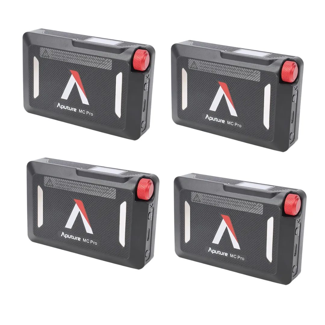 Kit Aputure MC Pro RGB LED Light Panel (4 unidades)