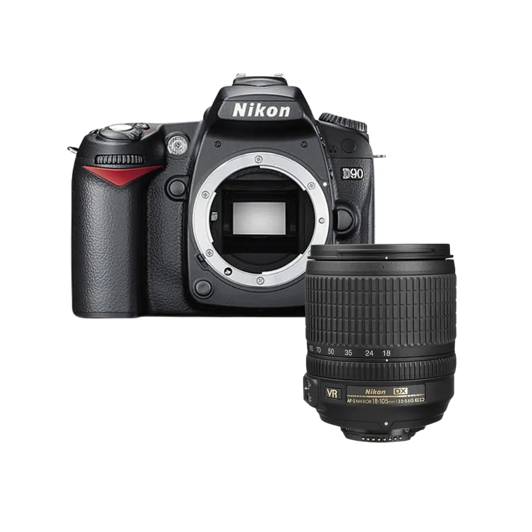 Kit Nikon D90 + Lente 18-105mm f/3.5-5.6 G 