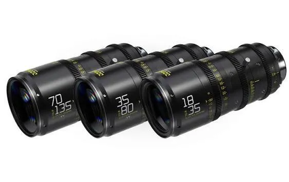 KIT 3 Lentes DZOFilm Catta Ace FF (PL) 18-35mm I 35-80mm I 70-135mm