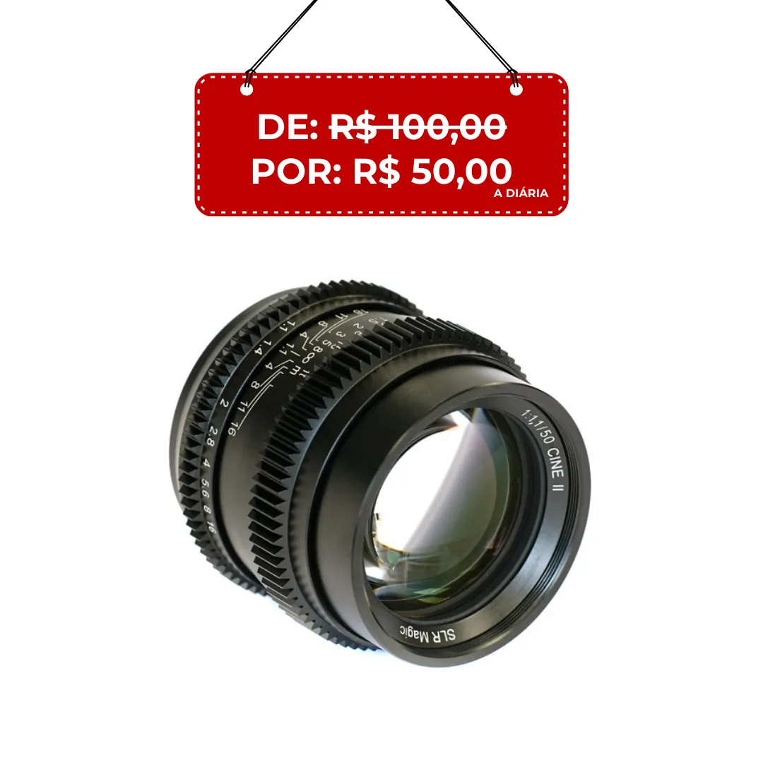 Lente SLR Magic Cine II 50mm f/1.1 (SONY FE)