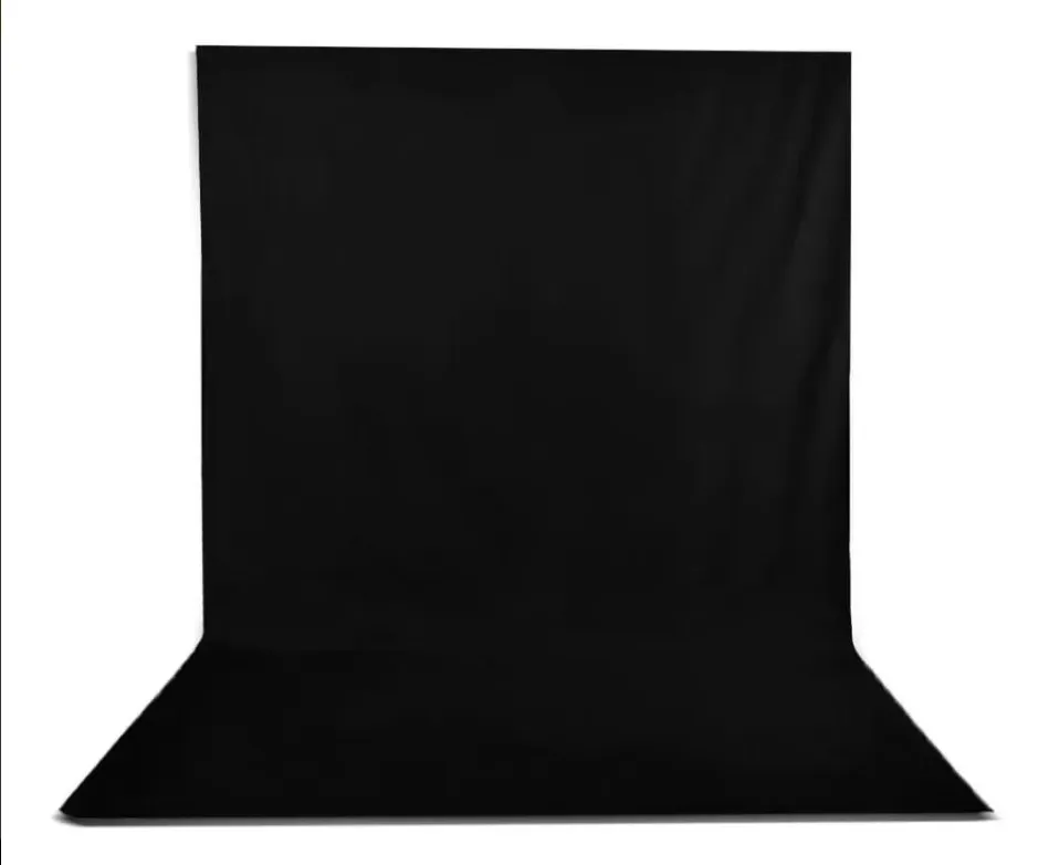 Tecido Preto para Fundo Fotográfico (6x3) ou (3x3)