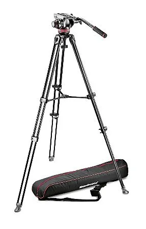 Tripé Manfrotto (suporta até 7kg)