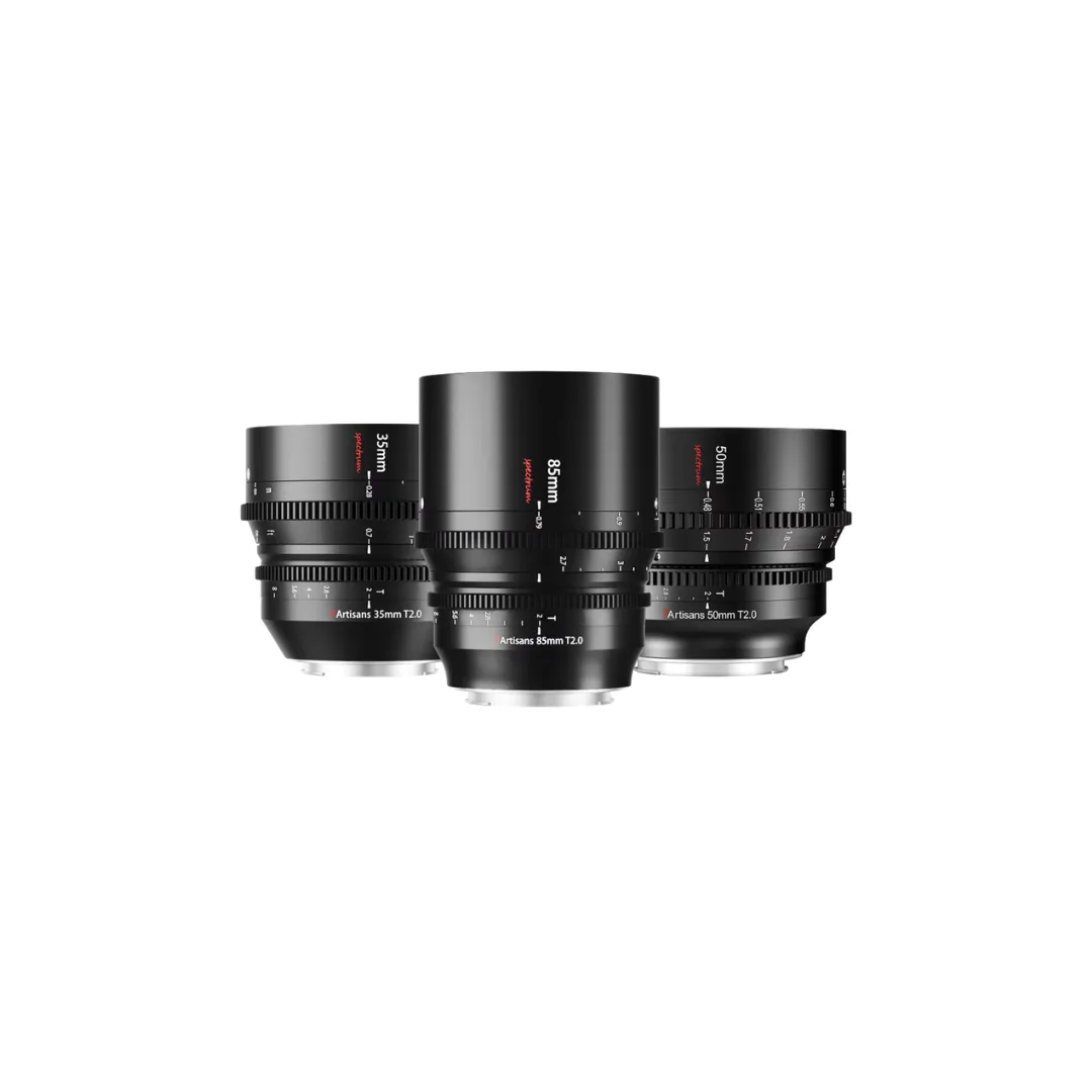 Kit 3 Lentes 7Artisans Spectrum T2.0 I 35mm, 50mm, 85mm (SONY FE)