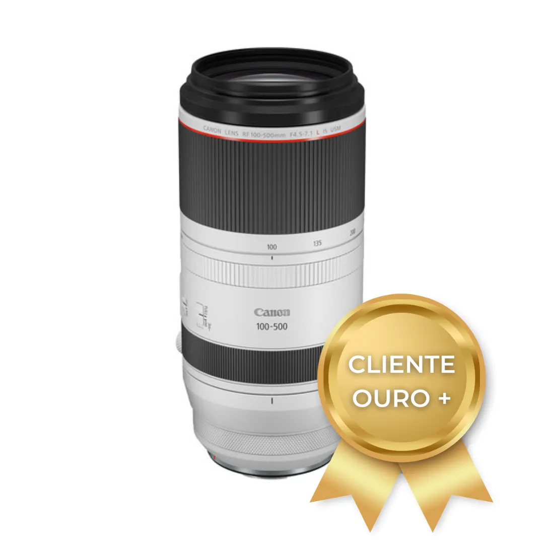 Lente Canon RF 100-500mm f/4.5-7.1 L IS USM