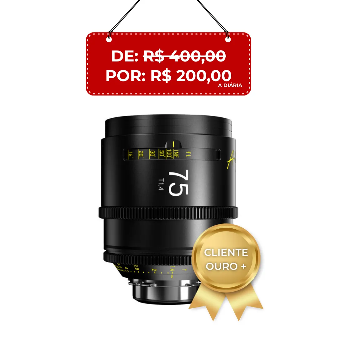 Lente DZOFilm Arles Prime 75mm T1.4 FF/VV (ARRI PL)