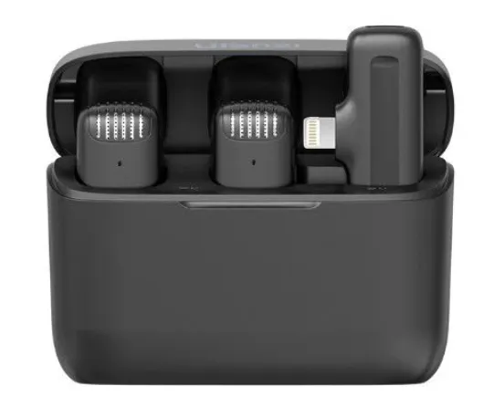 Kit Microfone de lapela sem fio Ulanzi J12 (para IOS)