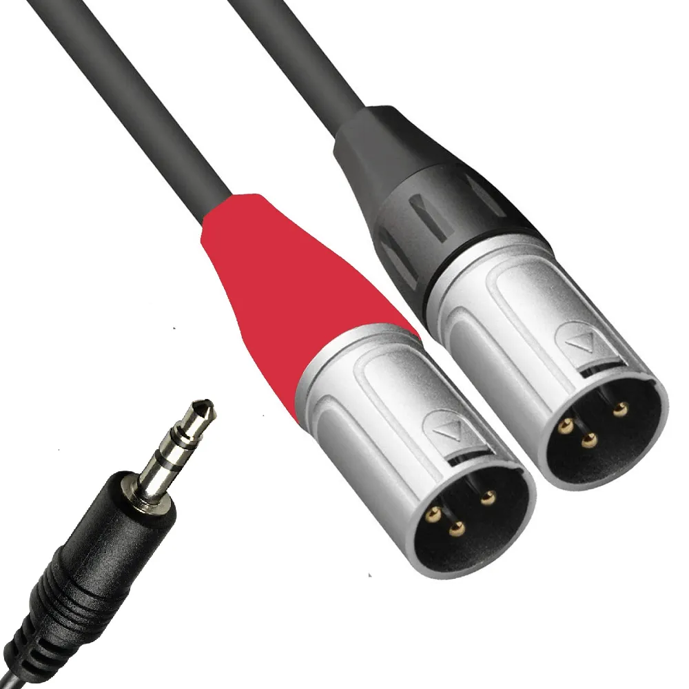 Cabo P2 XLR Duplo Macho