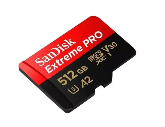 Cartão micro SD 512GB V30
