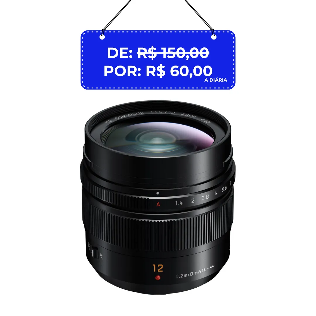 Lente Panasonic Leica DG Summilux 12mm f/1.4 ASPH (MFT)