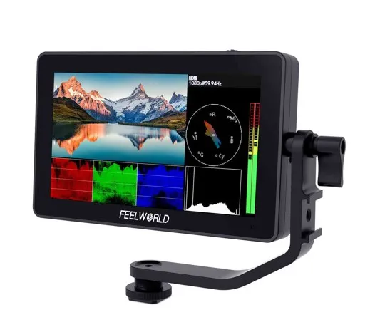 Kit Monitor Feelworld F6+ 4K