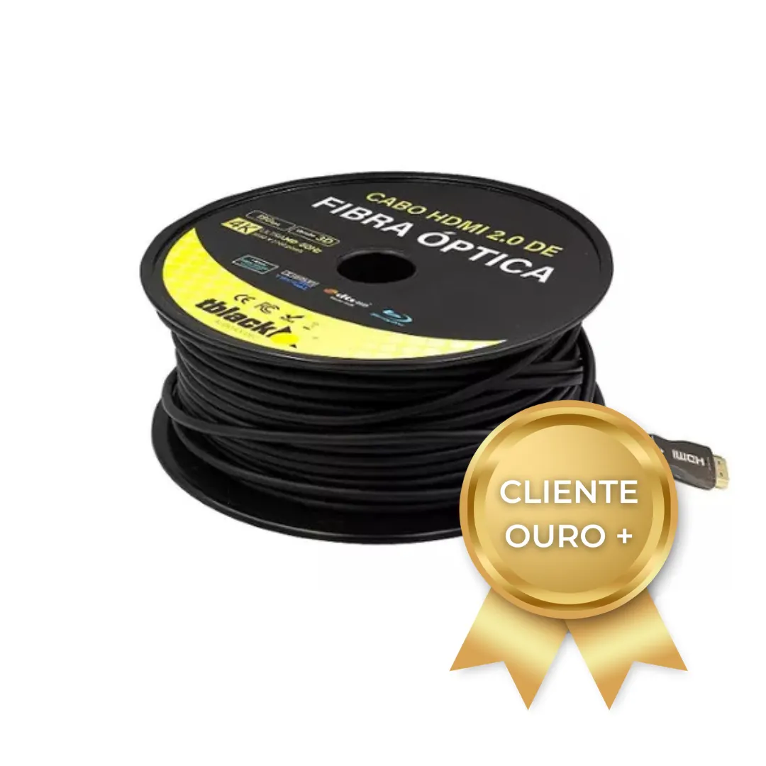 Cabo HDMI 100m Fibra Optica