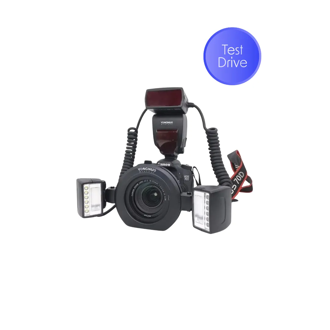 Kit Flash Macro Yongnuo YN-24EX TTL para Canon