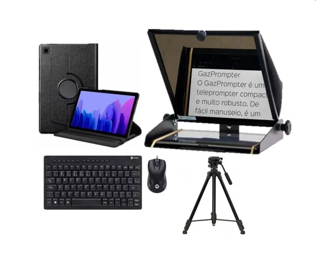 Kit Teleprompter Lumipro com Tablet 10"