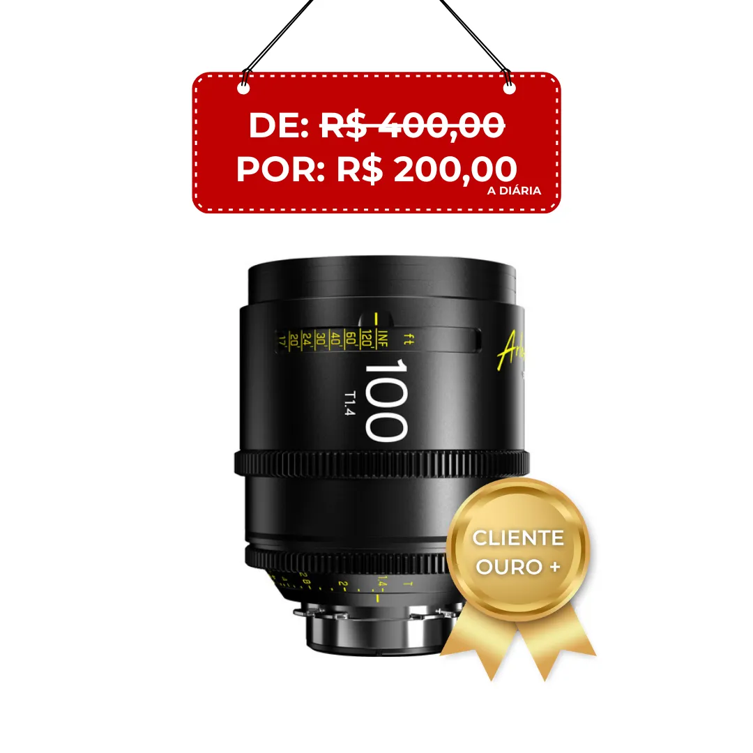 Lente DZOFilm Arles Prime 100mm T1.4 FF/VV (ARRI PL)