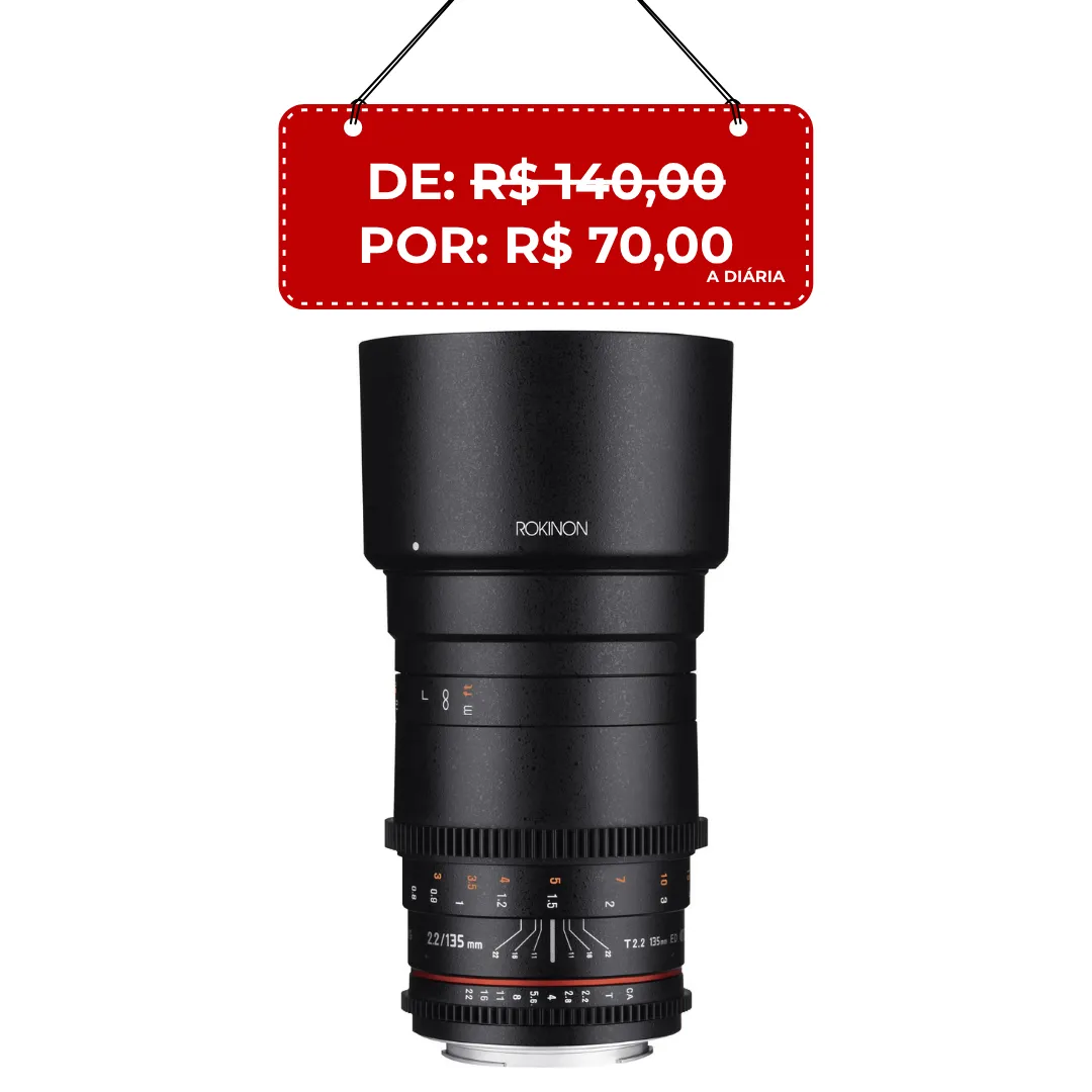 Lente ROKINON 135mm T2.2 Cine DS (CANON EF)
