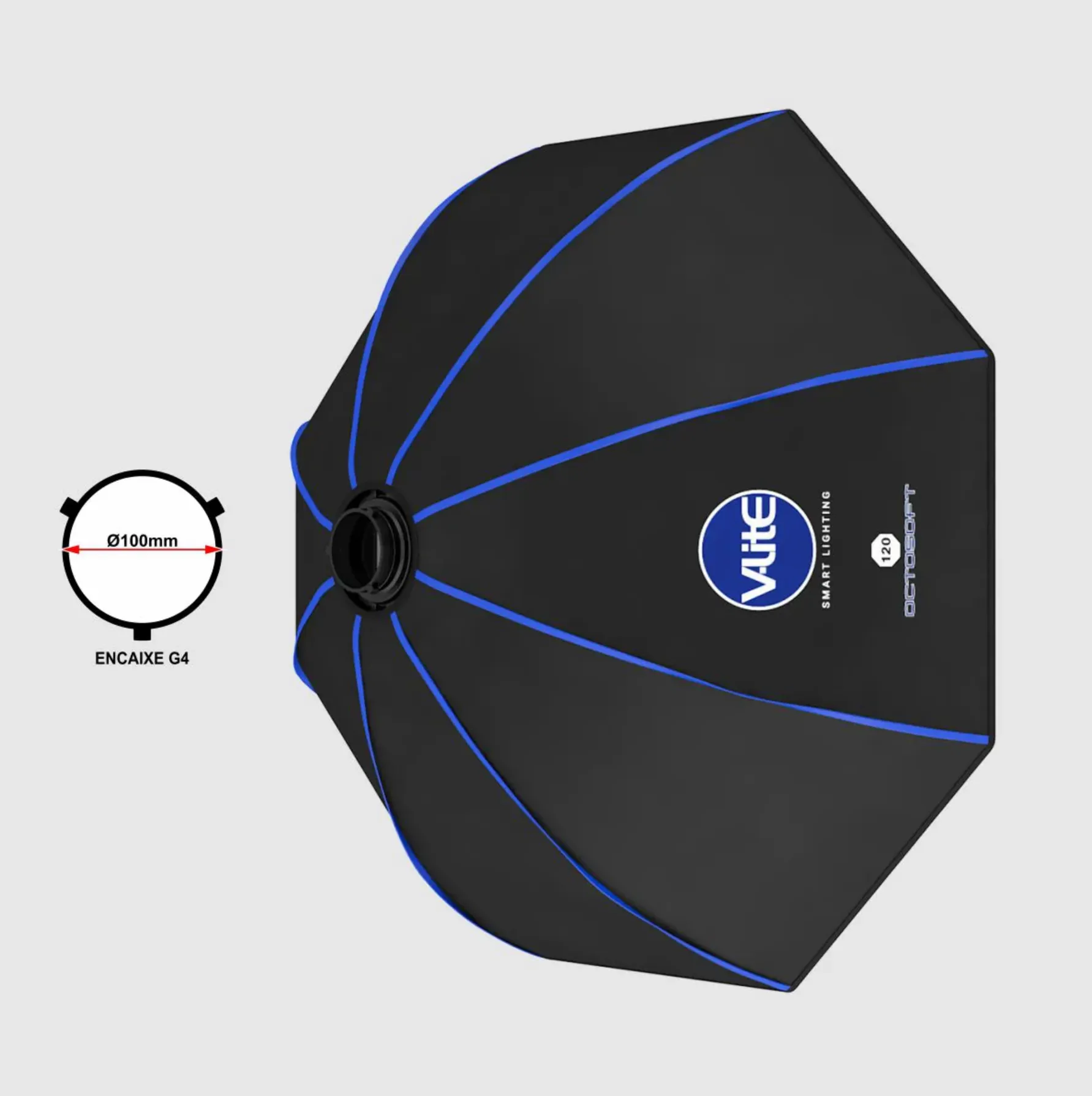 Kit Softbox V-Lite Octasoft 120