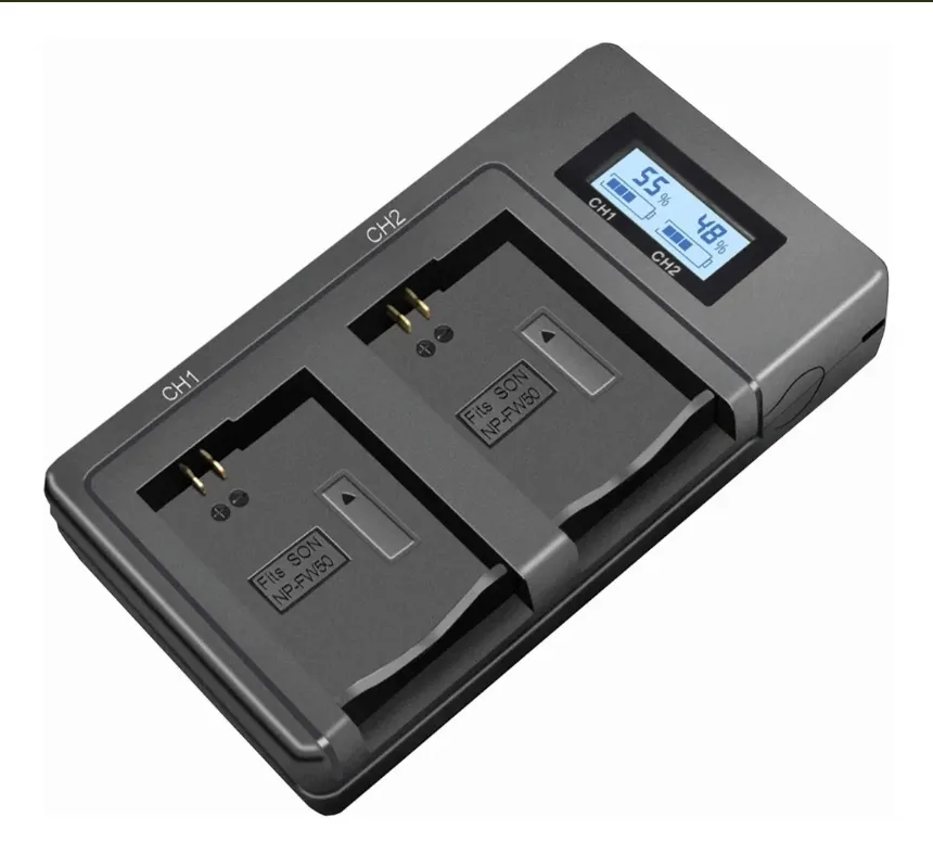 Carregador Duplo NP-FW50