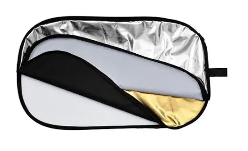 Rebatedor e Difusor Fotográfico 7 em 1 (110 x 180cm)