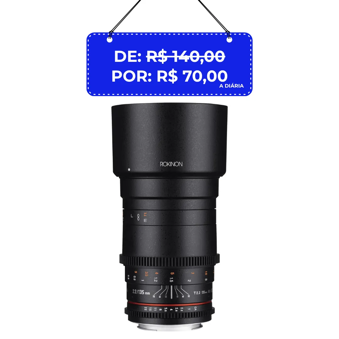 Lente ROKINON 135mm T2.2 Cine DS (CANON EF)