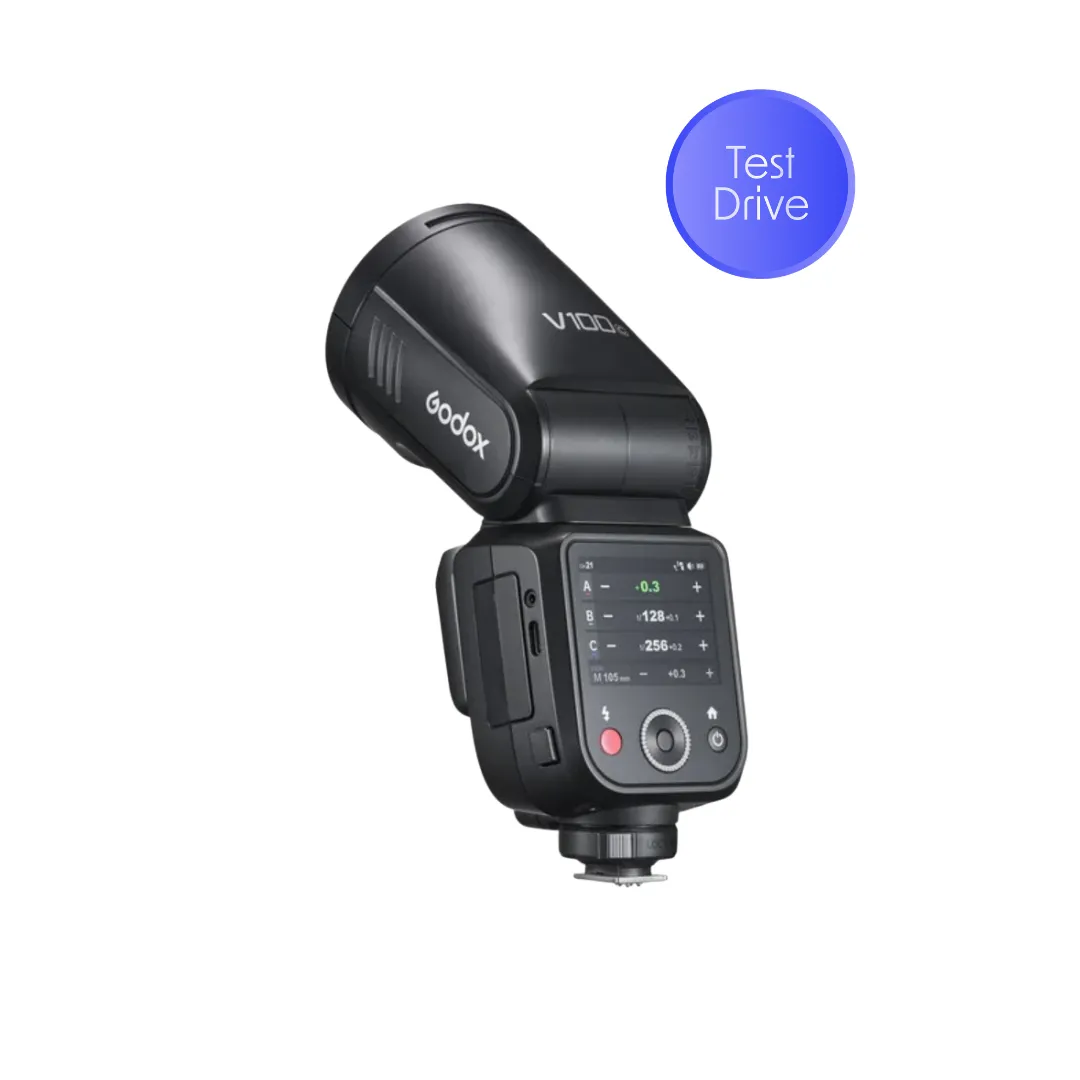 Kit Flash Godox V100 para Canon