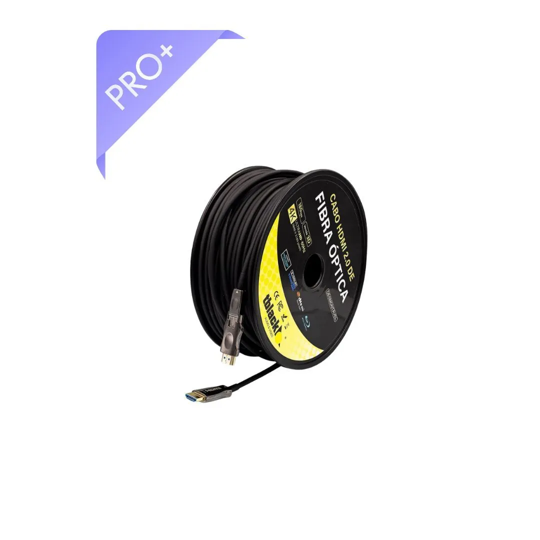 Cabo HDMI 100m Fibra Optica