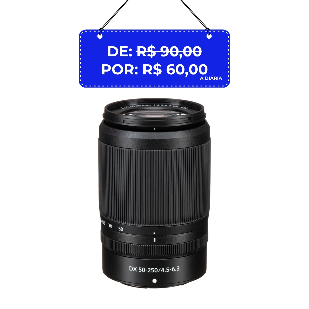 Lente Nikon Z DX 50-250mm f/4.5-6.3 VR