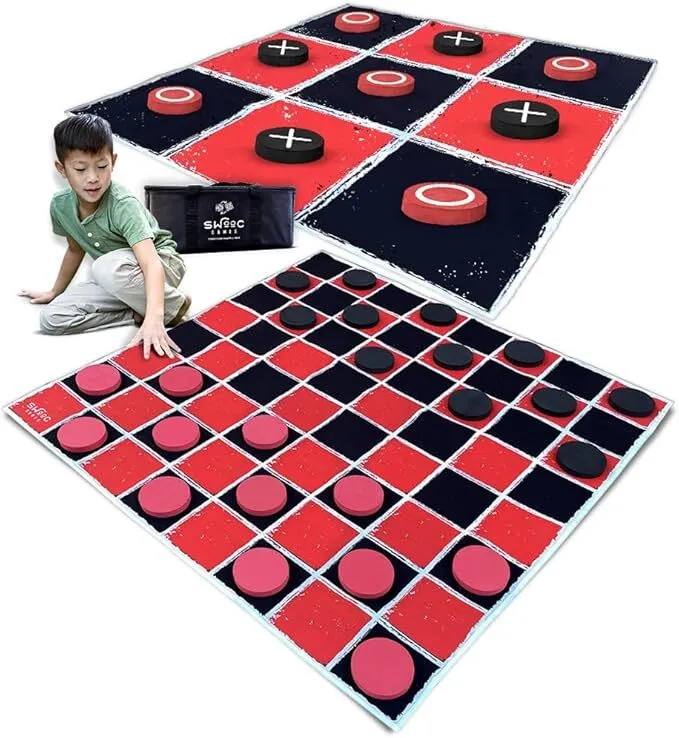 Giant Checkers & Tic Tac Toe