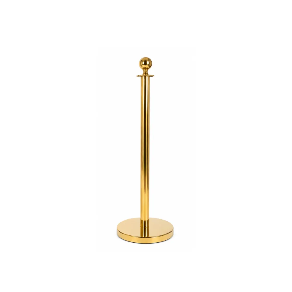LES Barrier Rope Stand - Gold (Globe) - V3