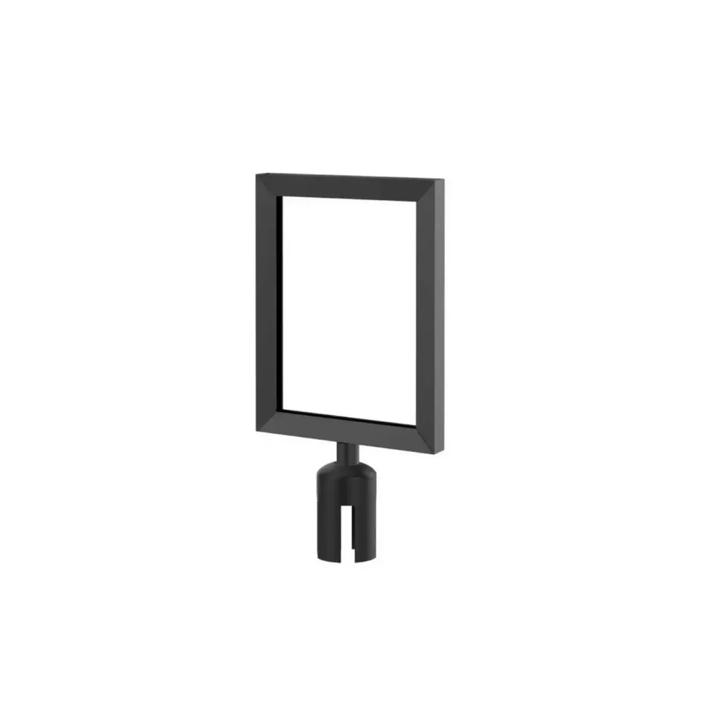 LES Signage Frame for Tensa Barrier - Black