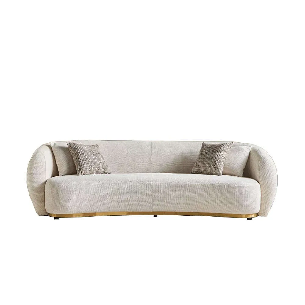 LES Boutique Lounge Sofa - Art Deco Style - 3-Seater
