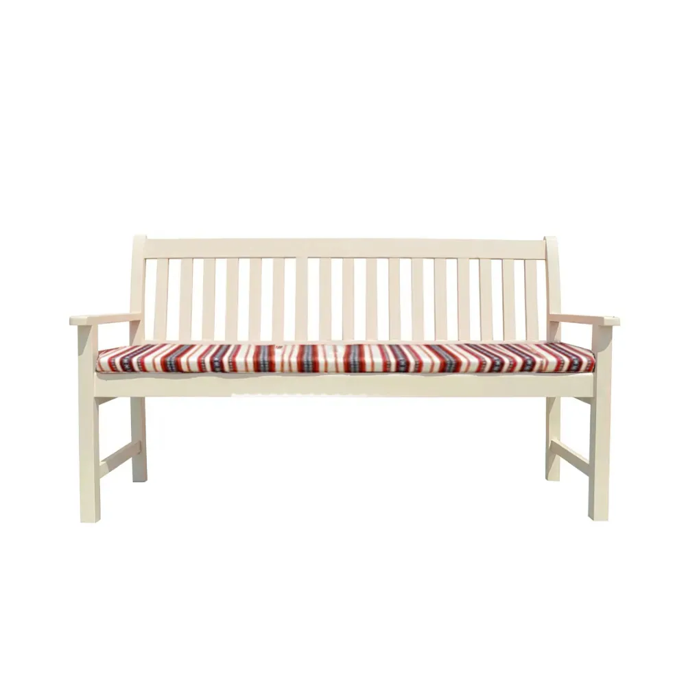 LES Traditional Arabic Bench - Beige - White Sadu