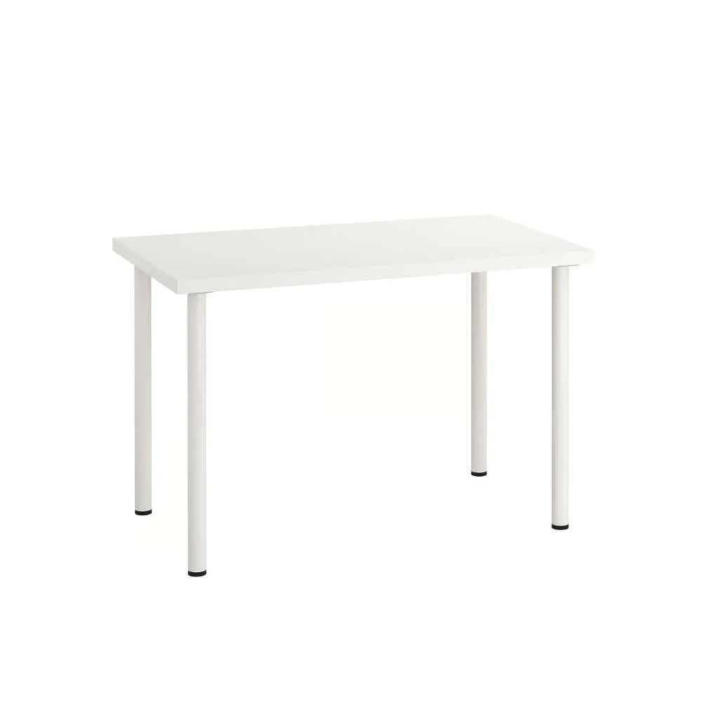  LES White Office Table - 60 x 100 cm