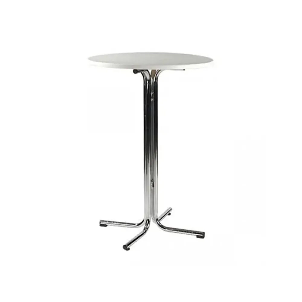 LES Round Cocktail Table Stockholm - White - 80 cm