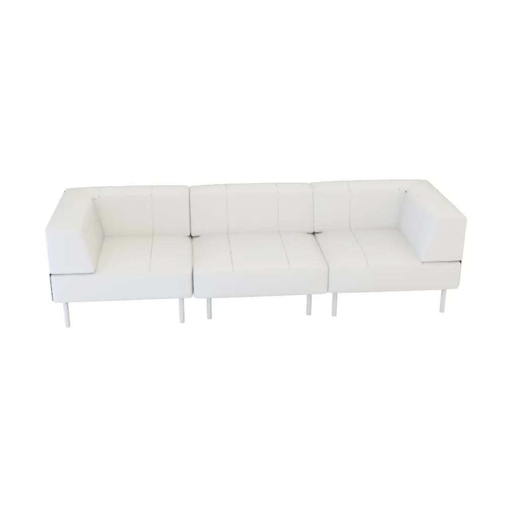 LES Endless 3-Seater Sofa - White