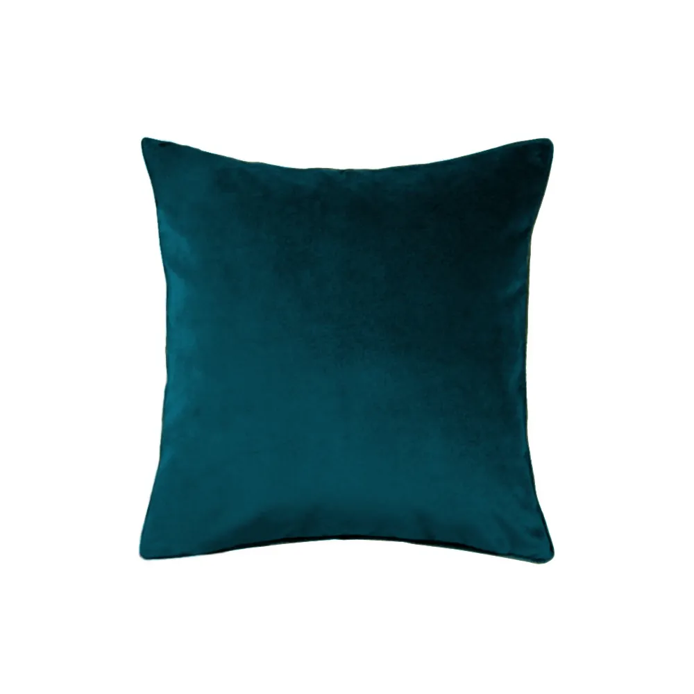 LES Velvet Cushion - Dark Green