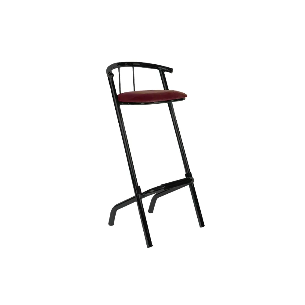 LES Barstool Monaco - Black / Red
