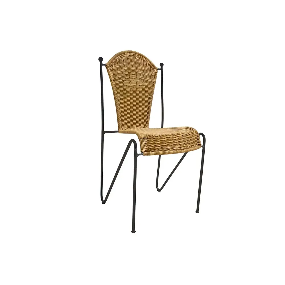 LES Rattan Chair - Iron Frame